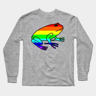 Rainbow Frog Long Sleeve T-Shirt